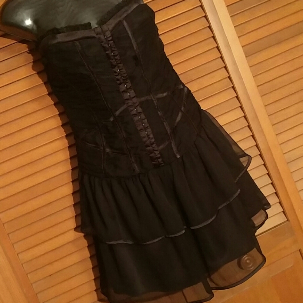 Corset dress goth steampunk